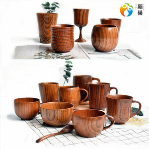 厂家货源 创意日式酸枣木杯子隔热茶杯木质咖啡杯喝水杯 现货1
