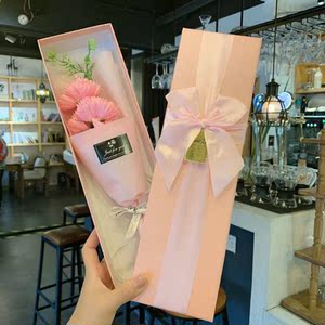 三八妇女节康乃馨送员工手工花束生日礼物送妈妈婆婆长辈母亲节