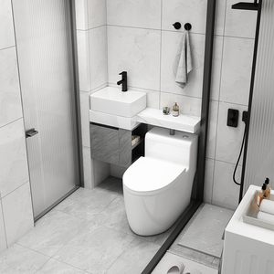 马桶带洗手台盆