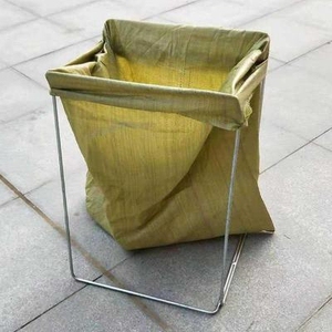 装粮食袋支架装袋器撑口圆形编织袋撑口支架水果蔬菜网袋支撑架子