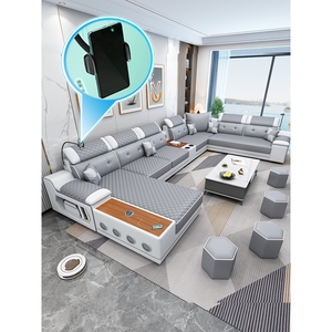 CBD官方旗舰店沙发客厅现代简约轻奢科技布沙发组合大小户型家具