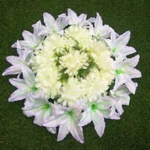 上坟用的假花环