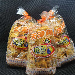 包邮80后怀旧零食小米锅巴天津特产津味狗牙儿锅巴130g休闲食品