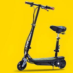 动滑叠车成年小型男女代步工具可折i板成年带提电车可座取超轻