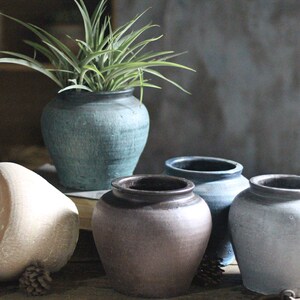 老式瓦花盆泥瓦盆花盆老式透气透气绿植泥瓦盆多色粗陶花盆复古