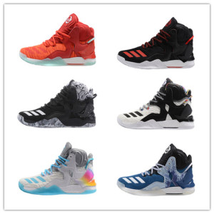 罗斯7代圣诞节黑人月rose7玫瑰焰黑红万圣节boost实战耐磨篮球鞋