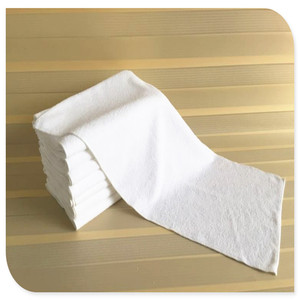 厨师手布白毛巾抓锅纯棉正方形专用厨房不吸油商用饭店餐厅用擦碗