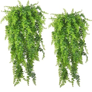 波斯草人造悬挂蕨类植物藤蔓悬挂绿色植物亚马逊跨境仿真藤条壁挂