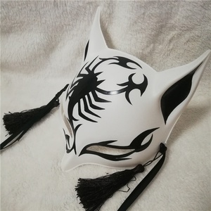 古典狐狸面具神秘半脸面具复古阴阳师面具y男女汉服面具狐妖面具1