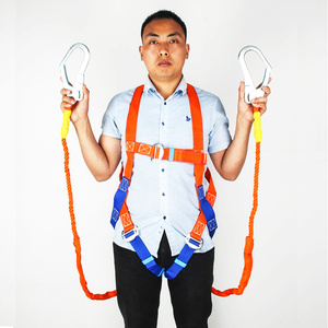 安装全身险五点式安全带防保摔电工腰带空调建筑工地施工用外墙