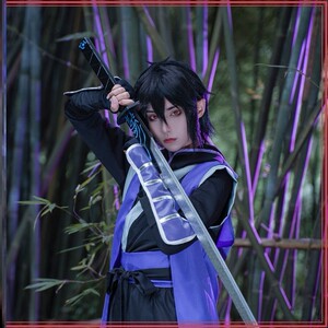 儿童cos服套装动漫成人阿柒的衣服魔刀千刃567五刺客装假发一套装