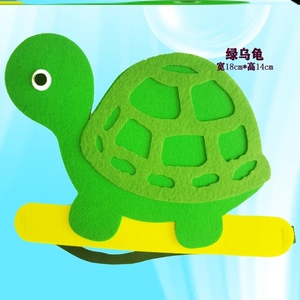 龟兔赛跑头饰道具六一儿童节动物卡通帽乌龟头套小白兔立体帽面具