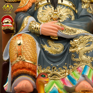 树脂彩绘玄天上帝神像真武大帝北极公玄武祖师佛像周公桃花仙姑像