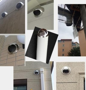 16厘米200mm排风扇防雨罩风帽25厘米防o雨盖室外雨帽180毫米