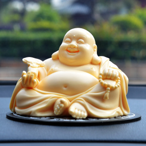 家用陶瓷居家供奉佛像摆件德化白瓷布袋和尚大肚弥勒佛笑佛0人付款