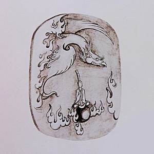 传统玉雕图谱线描画稿合集打包玉石雕刻模板图案自行打印贴纸.