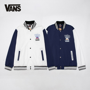 男女同款万斯春季爆款撞色拼接棒球服外套