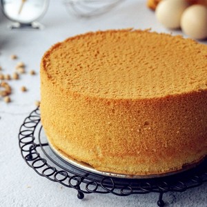 现做现发戚风海绵蛋糕胚6-14寸 亲子diy生日蛋糕半成品即食糕点心