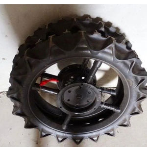 洋马高速插秧机前轮柴油实心橡胶行走轮