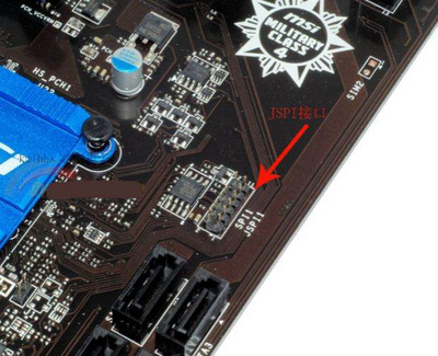 msi微星jspi1主板bios编程器免拆芯片在线烧录线刷机救砖线刷套装