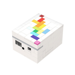 创意moc彩虹之路解密盒puzzle十级难度兼容乐高拼装积木益智玩具