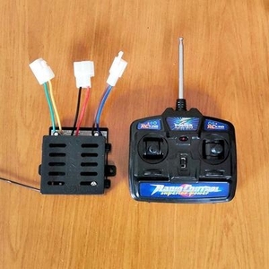 儿童电动小汽车遥控器童车配件27mhz接收器小孩玩具汽车操控器