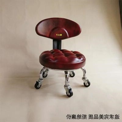 移动静音万向轮带轮子的小凳子矮凳带轱辘转椅子滑动学步凳美缝凳