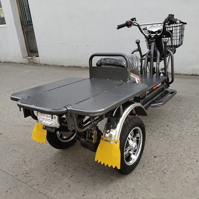 载重王电动三轮车大力神载货长跑王快餐拉客路霸电动车家用送货车