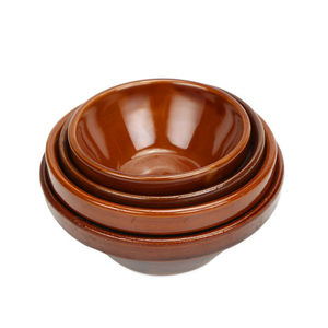 复古土碗粗陶土钵陶瓷碗火锅碗饭店餐具陶瓷全釉小瓷碗蒸菜米饭碗