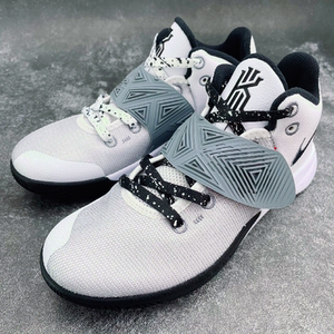 适配nikekyrieflytrap3白黑色奥利奥腰果花泼墨鸳鸯欧文篮球鞋带
