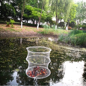钓龙虾神器捕龙虾抓小龙虾抓龙虾的笼子捉龙虾神器三层圆形钓螃蟹