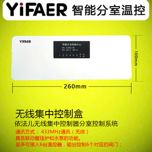 依法儿YiFAER地暖分室控制无线集中控制盒已接入米家地暖水暖面板