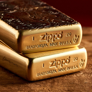 正版zippo打火机鬼王普贤菩萨纯铜盔甲手工3d立体浮雕煤油防风