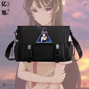 樱岛麻衣青春猪头少年不会梦到兔女郎学姐男女单肩包斜挎信封包