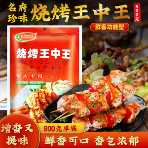 名府珍味烧烤王中王800克 腌制撒料烤肉烤鱼烤面筋调味料餐饮商用