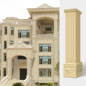 免模具中式罗马柱瓷砖别墅转角包边大理石外墙装饰窗套围墙柱子