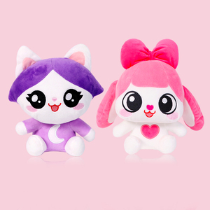 小伶玩具卡通毛绒玩偶形象布娃伶可家族魔法世界同款公孩挖掘宝藏