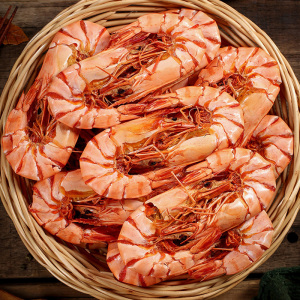 金浦虾客  中大号斑节虾大小约70-90条/斤 (顺丰)