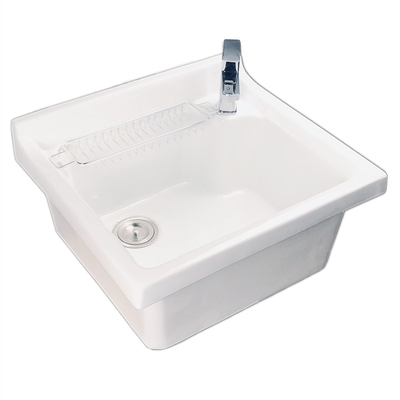 康澳洁具陶瓷洗衣池阳台水斗超大洗衣盆a加深盆61*n54cm