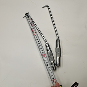 双节镀铬钢筋勾麻杆带孔钢筋勾扎丝钩旋转半自动钢筋勾 绑勾 扎勾