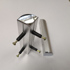 网红铝合金床包角25p板砂银铝包角床转角护角家具五金配件包角安