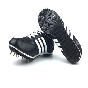 帆布钉子体育生训练鞋高考丁鞋跑步学生训练女生男女短跑跳远尖