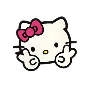 21新kt猫凯蒂猫装饰可爱儿童马桶房墙贴衣柜子冰箱公主贴纸hellok