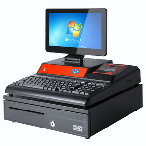 爱宝ab-4100收银机一体机超市便利店文具五金店服装收银台电脑.