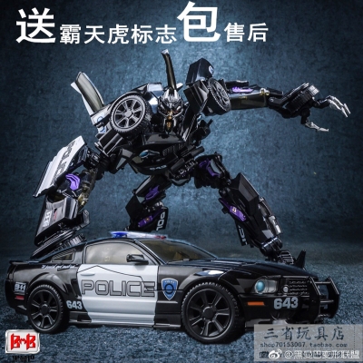 bmb变形玩具 ls-02 路障 警车金刚5 电影版 霸天虎.
