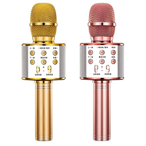 卡拉0k立体声歌手机练歌音箱手机话筒话筒音响一体麦克 /.