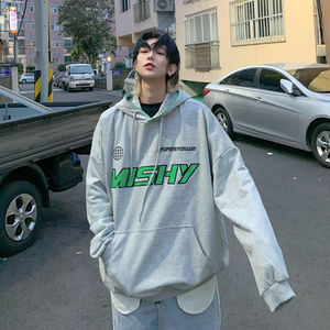 440人付款淘宝leman金俊 oversize短袖t恤男ins潮流暗黑系街头做旧破