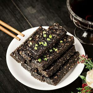 陆米血糕闽南小吃台湾风味猪血糯米糕烧烤油炸厦门食材火锅半成品