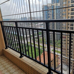 阳台防护网家c用放坠落防护窗防护罩防鸟网防鼠防v逃掉防坠网防盗