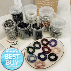 电线圈话发绳皮圈扎头发简约胶圈大人札橡筋头绳女生精致韩国细小